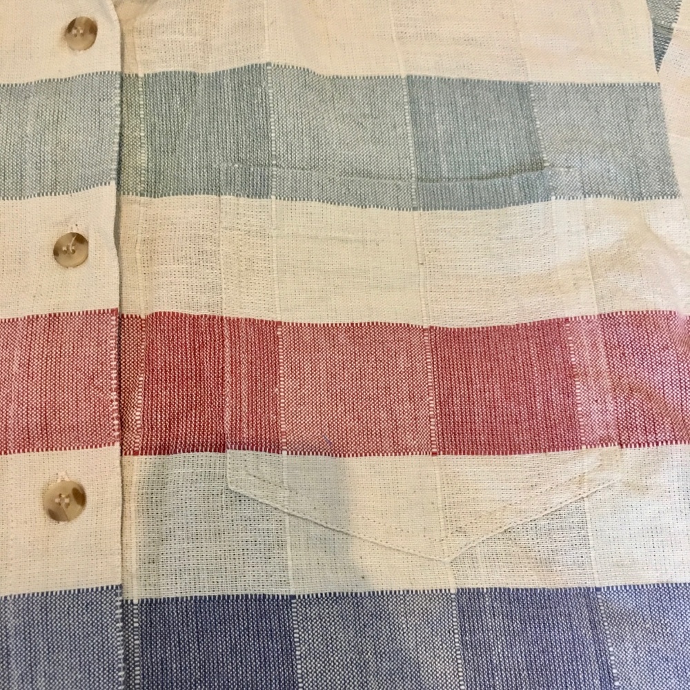 Lemon Grass Striped Button Up - image 3